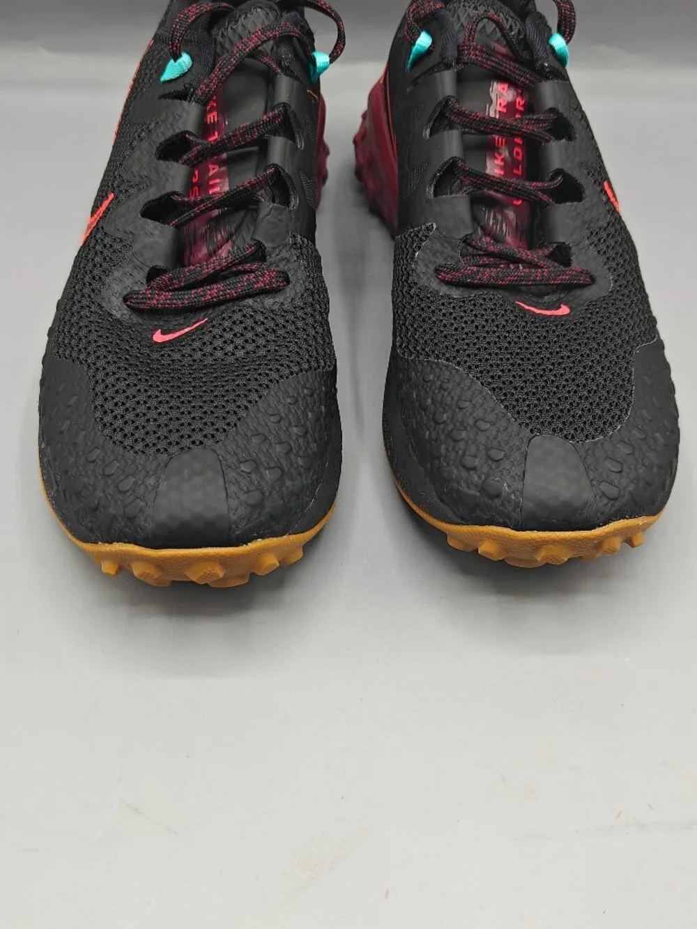 Nike Wildhorse 7 Black Crimson Trail Running Shoes Men's Size 7 CZ1856 001